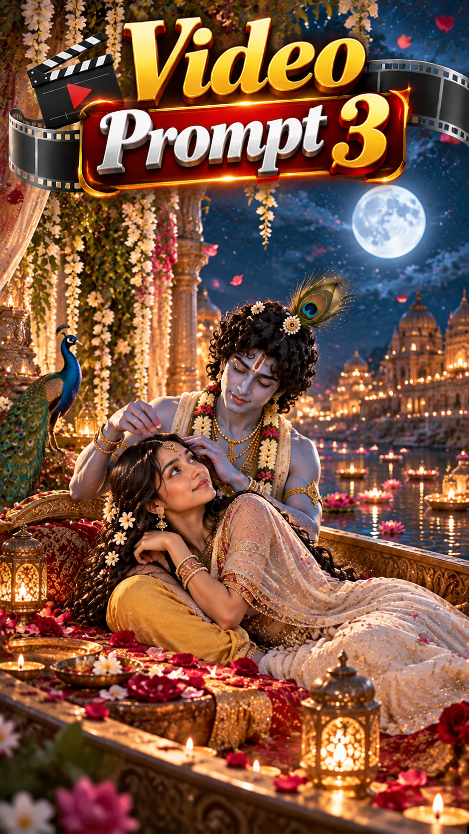 How to Make Trending Radha Krishna AI Video prompt