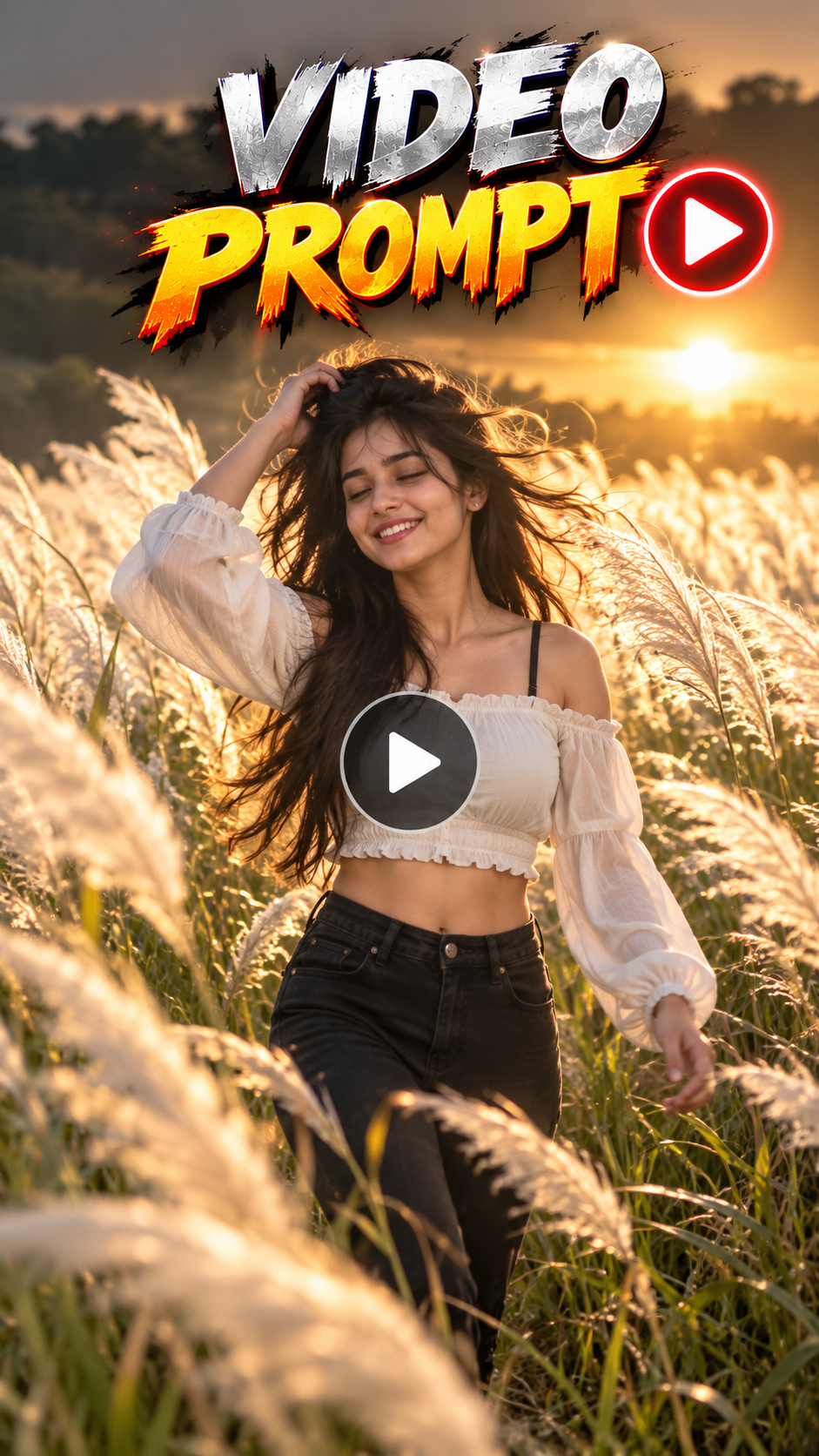 How to Make Trending Girl AI Video prompt