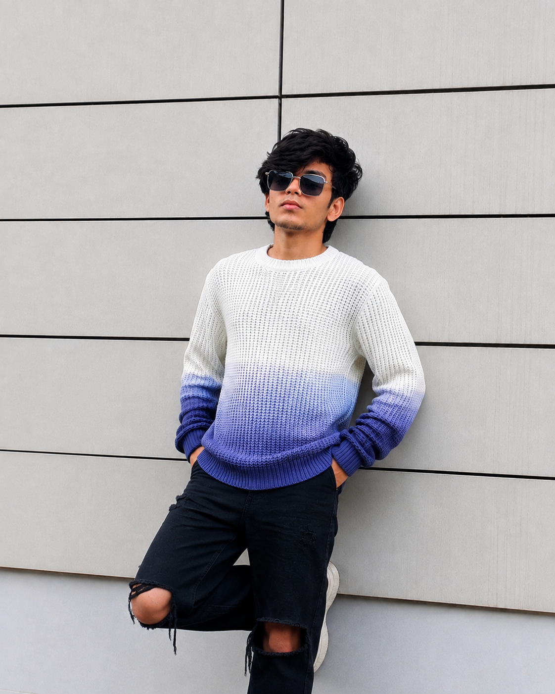 Casual Sweater Fashion Portrait
