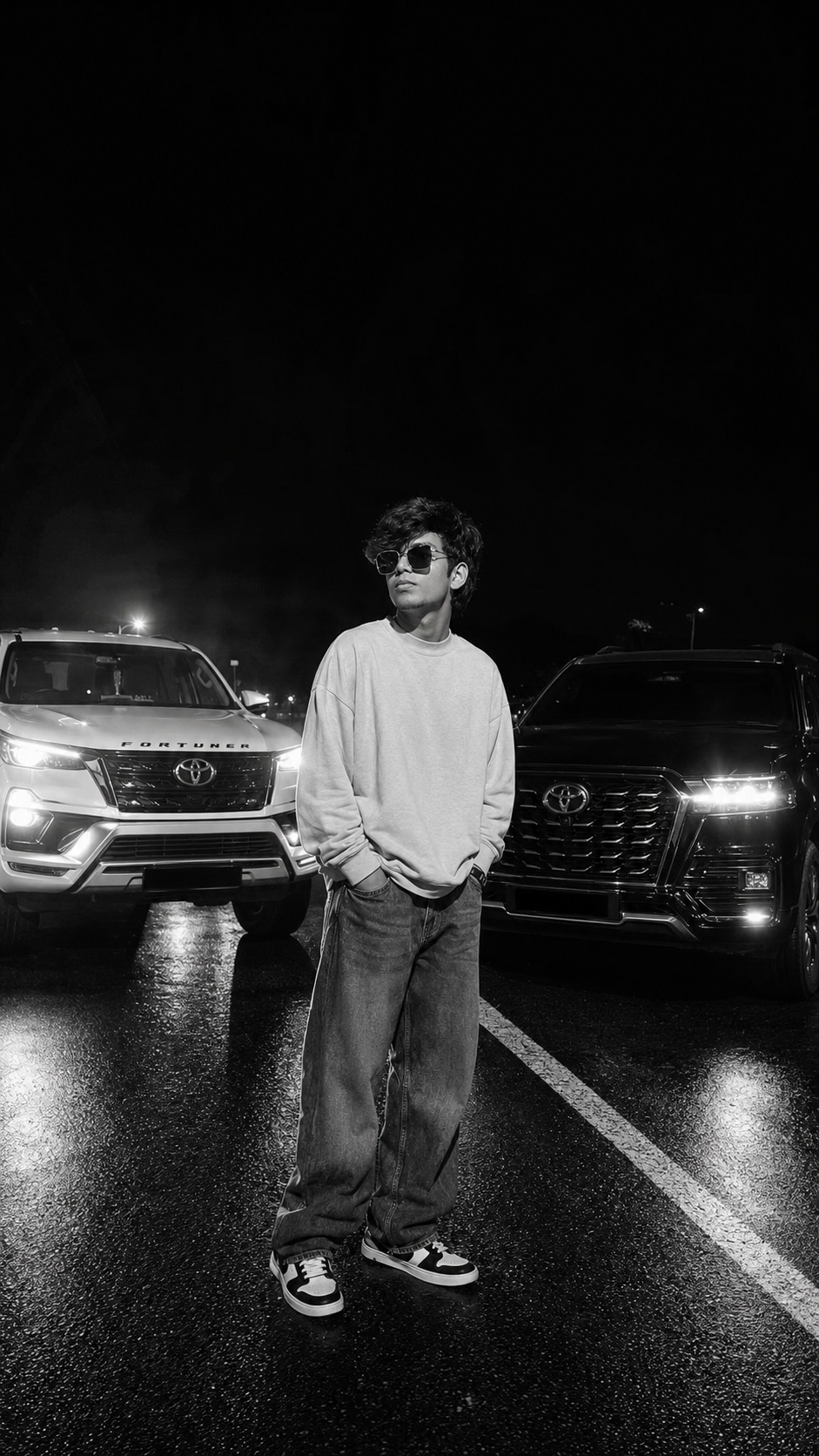 Cinematic Night Car Portrait 🖤